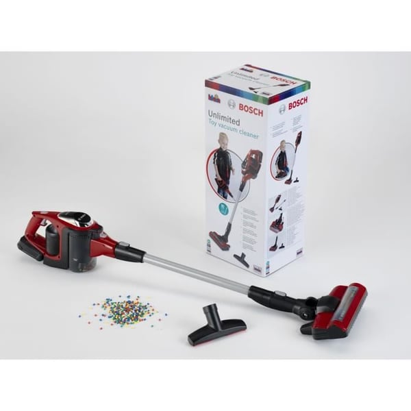 Bosch Unlimited 3-i-1 Elektronisk Dammsugare med Kvast - KLEIN - 6808 - Barnleksak