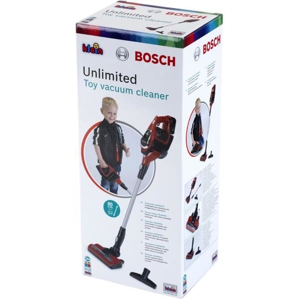 Bosch Unlimited 3-i-1 Elektronisk Dammsugare med Kvast - KLEIN - 6808 - Barnleksak