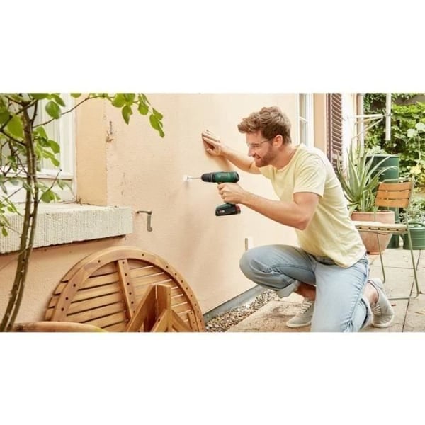 Bosch EasyImpact 18V40 slagboremaskine + (2x 2,0Ah batteri) + AL18V-20 oplader i transportkuffert
