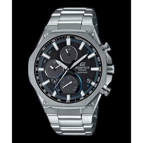 Ur - CASIO - EQB-1100D-1AER - 51,1 mm - Rustfrit stål - Bluetooth Smart - Solcelleanlæg