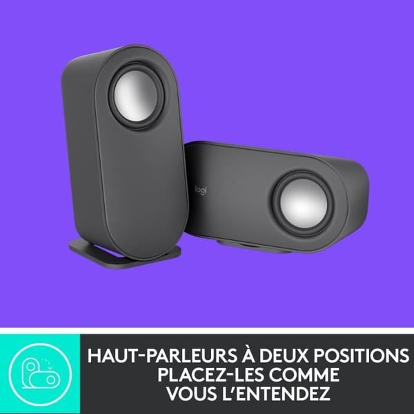 Logitech PC-kaiuttimet Z407 USB Bluetooth -tietokonekaiuttimet