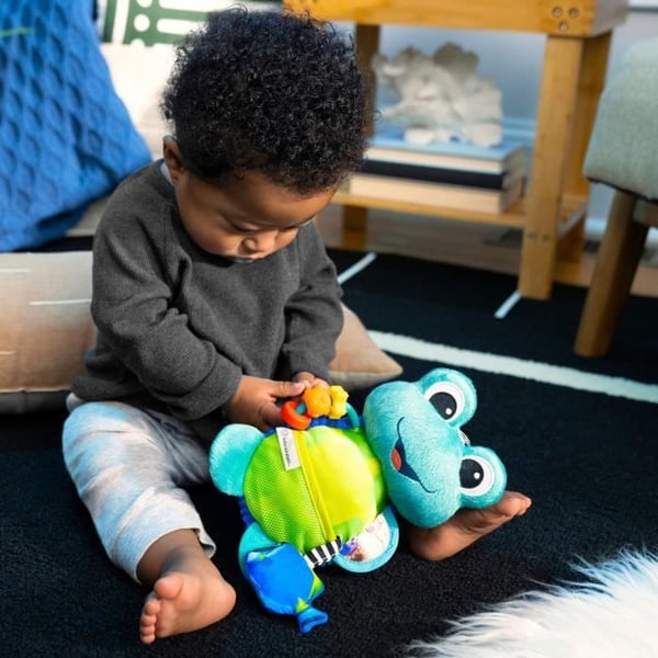 BABY EINSTEIN Ocean Explorers Neptunus sensoriska sidekick plyschleksak. Från födseln