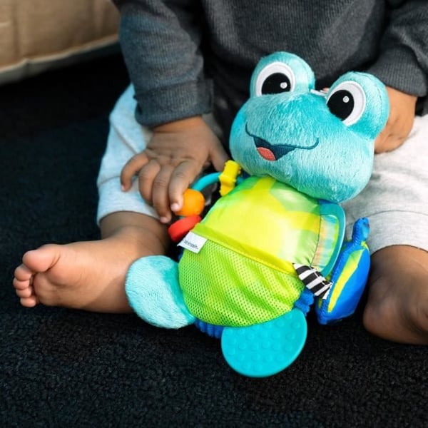 BABY EINSTEIN Ocean Explorers Neptunus sensoriska sidekick plyschleksak. Från födseln