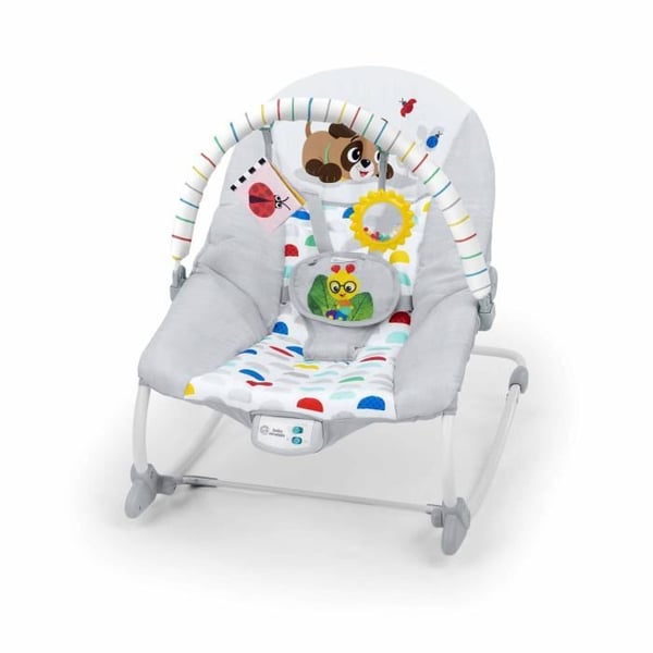 BABY EINSTEIN -DEAN- 3-i-1-utvecklande babygunga. Melodier och vibrationer. 3 positioner. Avtagbar leksaksbåge. 0-30 månader