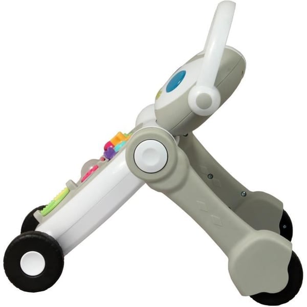 Baby Walker - BAMBISOL - Nono Robotten - Fra 10 til 36 måneder - Talende - Musikalsk - Interaktive Elektroniske Spil - Hvid