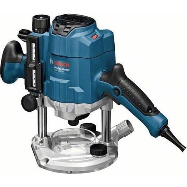 Bosch Professional GOF 1250 CE -jyrsin, jossa on litteä jakoavain, 1250 W - 0601626000