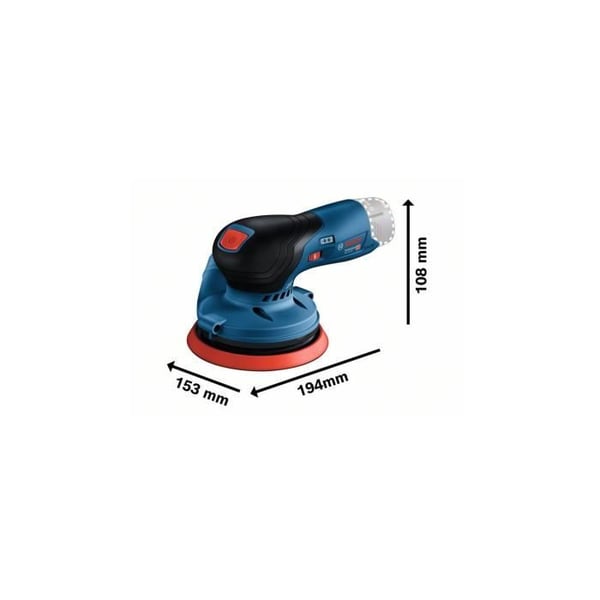 Excentersliber - BOSCH PROFESSIONAL - GEX 12V-125 - Børsteløs motor - 125 mm plade - Uden batteri