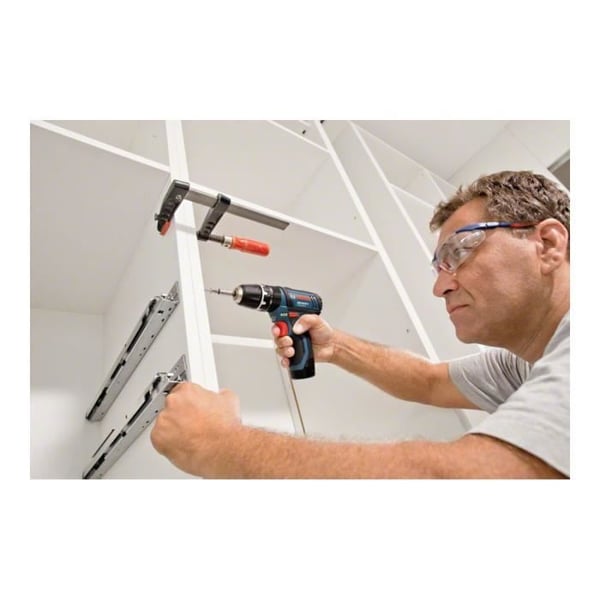 Slagboremaskine - BOSCH PROFESSIONAL - GSB 12V-15 - 2 x 2,0Ah batterier - 25 stk. tilbehør - Taske medfølger