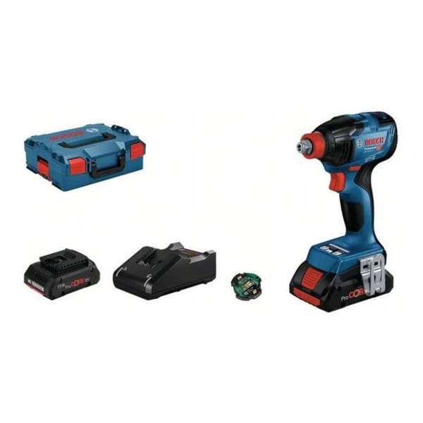 2-IN-1 iskuporakone - BOSCH PROFESSIONAL - GDX 18V-210 C - 210 Nm - 0-3400 cps/min - 2 ProCORE18V 4.0Ah akkua