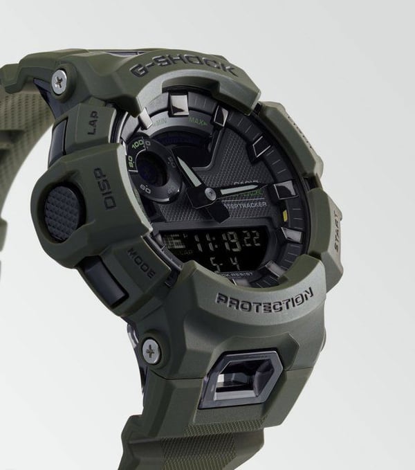 Klocka - CASIO - G-Shock - Grön och svart harts