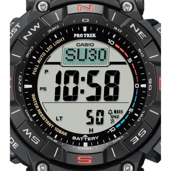 Kello - CASIO - PRG-340-1ER - 54,7 mm - Musta