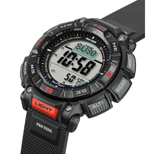 Kello - CASIO - PRG-340-1ER - 54,7 mm - Musta