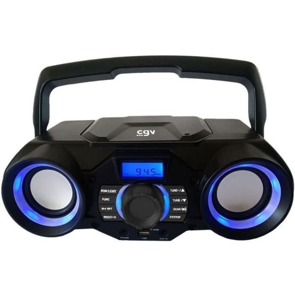 Bärbar CD-radio - CGV - CD SG-1 - Bluetooth 5.0 - USB - SD