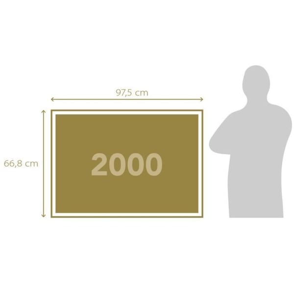 2000 brikkers puslespil Clementoni Venedig