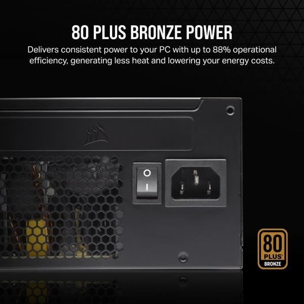 Virtalähde - CORSAIR - CX750 - 80 PLUS Bronze ATX -virtalähde