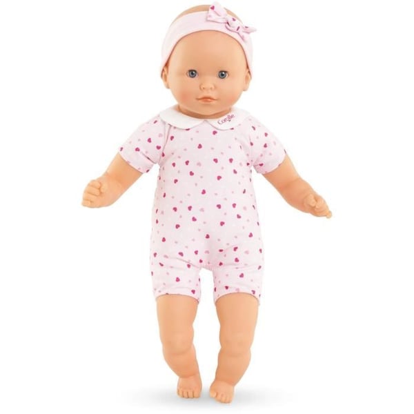 Babydukke - COROLLE - Mine yndige små hjerter babydukke - 30 cm - fra 12 måneder