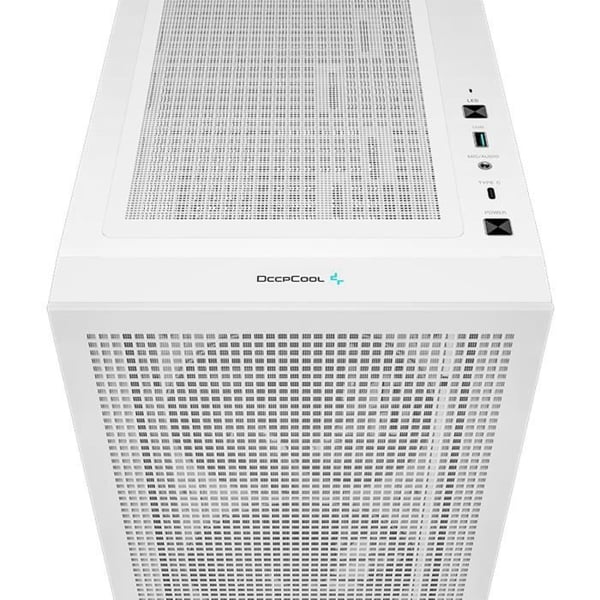 PC-kabinet uden strømforsyning - DEEPCOOL CH560 (Hvid) - Miditower - E-ATX-format - A-RGB-blæsere