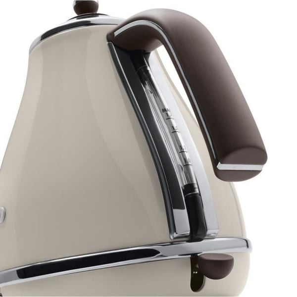 Icona Vintage -vedenkeitin - DELONGHI - KBOV 2001.BG - 1,7 L - Piilotettu ruostumattomasta teräksestä valmistettu lämmityselementti