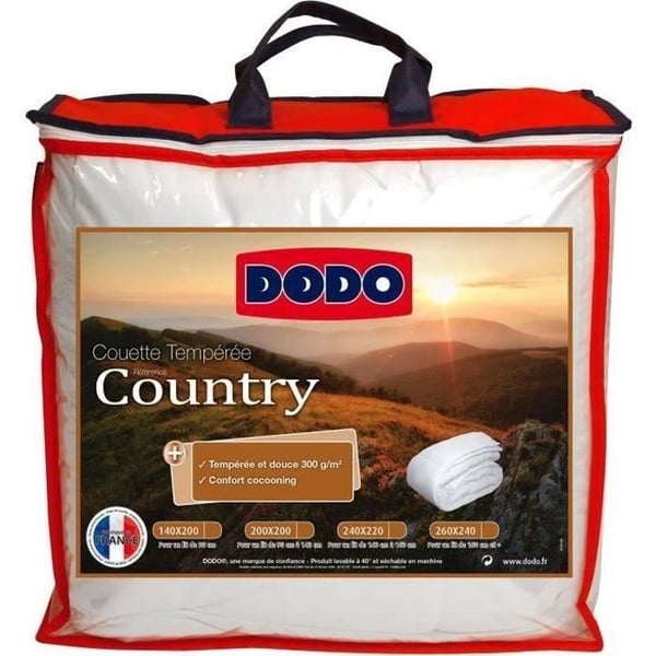 DODO Country Temperate -peitto - 240 x 260 cm - Valkoinen