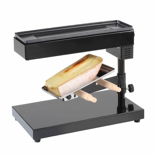 Traditionell raclettemaskin - LIVOO - DOC159 - 600W - 6 till 8 personer - Avtagbar osthållare - 2 spatlar