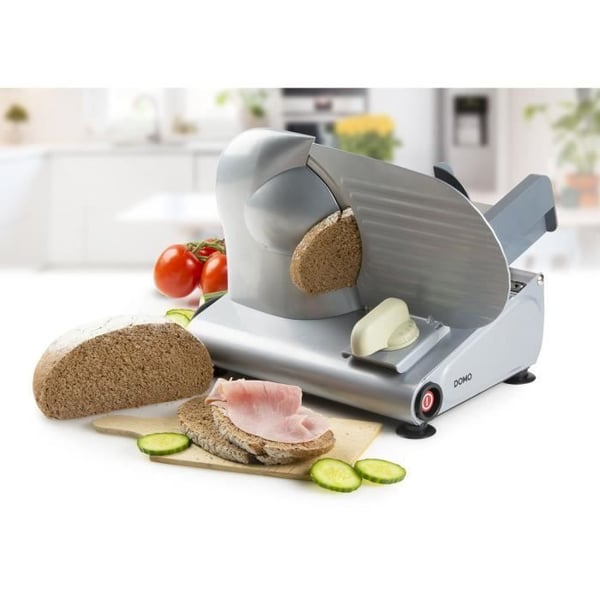 Elektrisk skivare - DOMO - DO521S - 150 W - Ø19 cm - Grå