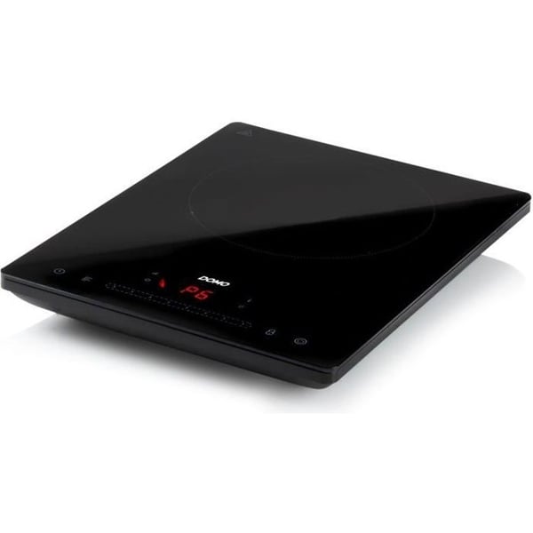 DOMO DO332IP - Induktionshäll med 1 brännare - 2000W - Pekskärm - 3-timmars digital timer - 8 effektnivåer - 20 cm