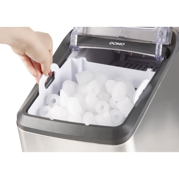 Professionell ismaskin - DOMO - DO9247IB - 2,8 liter - 145 W - Isbitar på 8 min