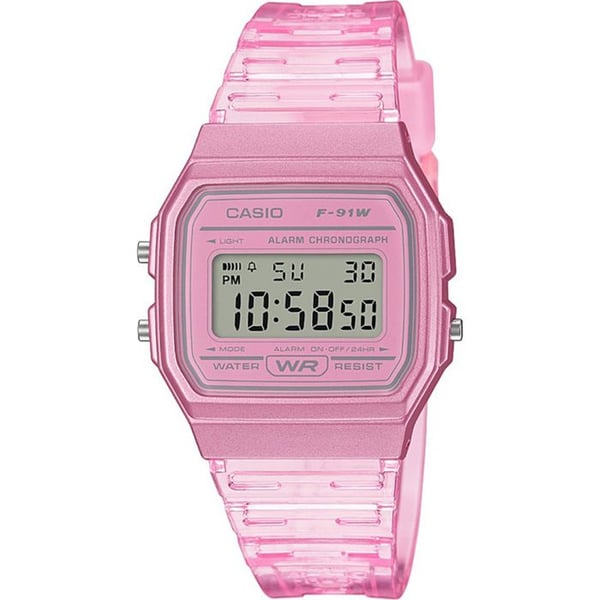 CASIO Collection Watch F-91WS-4EF kronograf, alarm, automatisk kalender