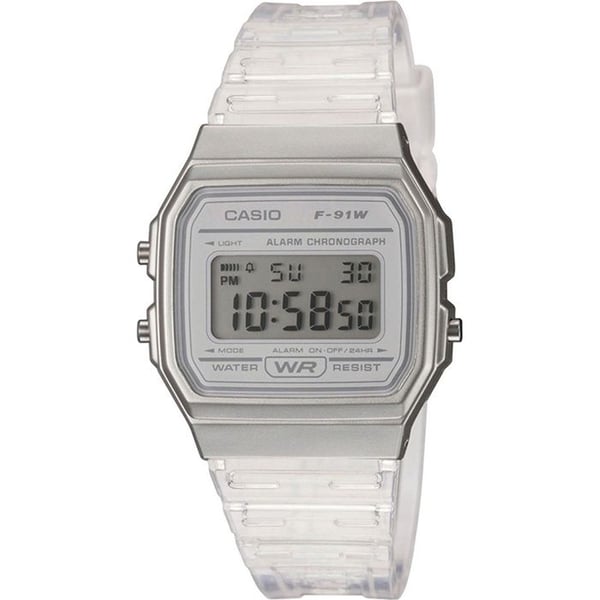 CASIO Collection Watch F-91WS-7EF kronograf, alarm, automatisk kalender