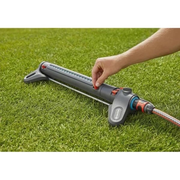 GARDENA AquaZoom L Oscillerande Sprinkler - Area 350m² - Räckvidd 21m - UV- och frostbeständig - 5 års garanti