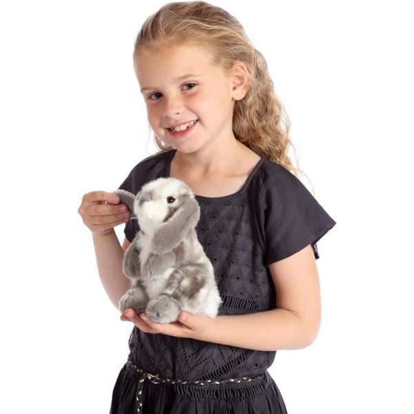 Gipsy Toys - Lopöronad Kanin - Plysch - 18 cm - Brun