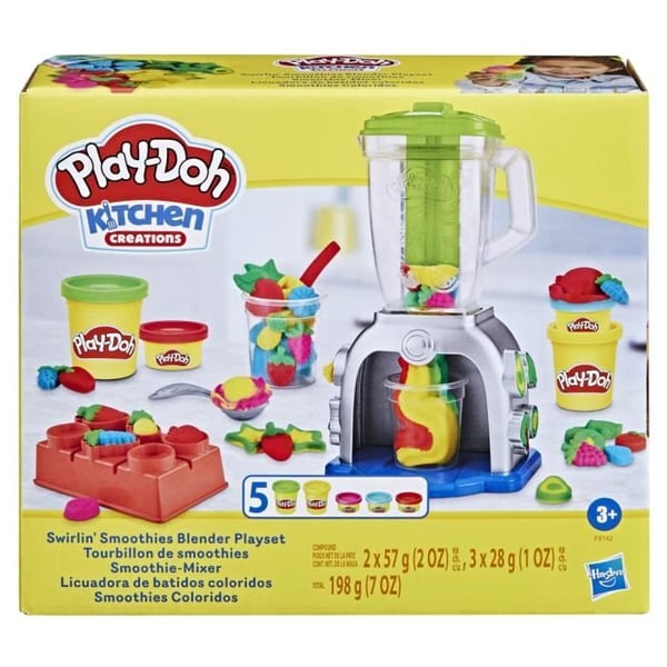 Play-Doh Smoothie Whirl. Leikkikeittiölelu muovailuvahalla. Askartelua lapsille. 3-vuotiaista ylöspäin.