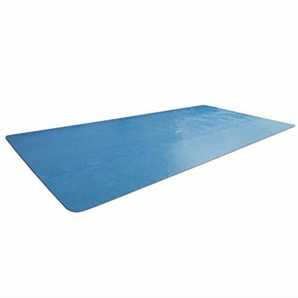 Intex UTF00148 Ovalt Poolskydd med Bubbelpool - 4,00m x 2,00m - Blå - 120 mikron