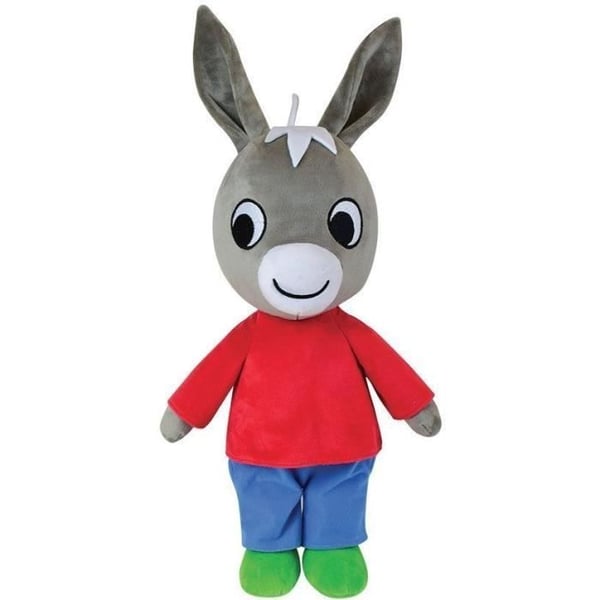 TROTRO plysdyr - JEMINI - +/- 61 cm - Blandet - Rød - Baby