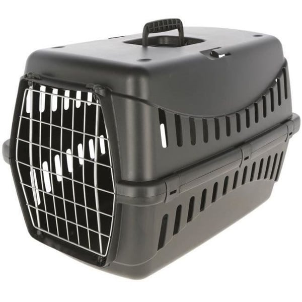 KERBL - Transportkasse til hunde - EXPEDITION ECO - 58 x 38 x 38 cm - Sort