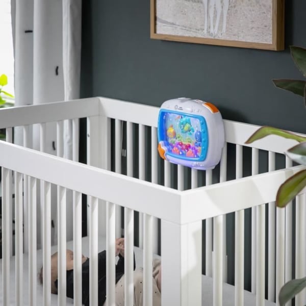 BABY EINSTEIN Nattlampa - Havsdrömmar - 25 min inställning: ljus. ljud. musik eller havsljud. sängklämma. fjärrkontroll