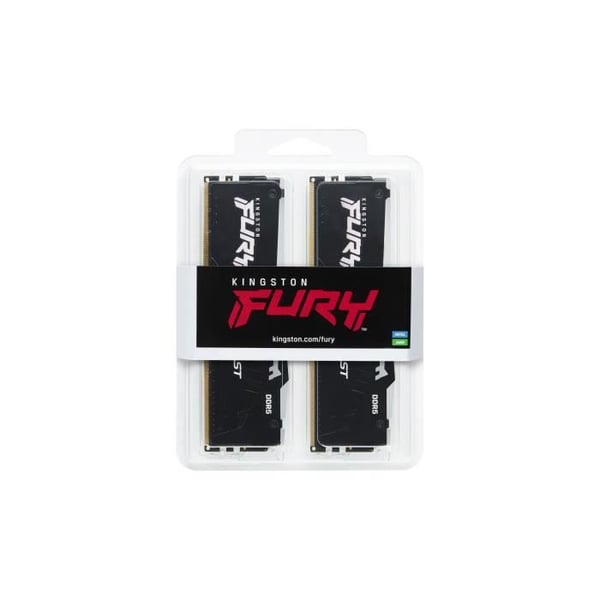RAM-muisti - KINGSTON - FURY Beast - 32 Gt (2 x 16 Gt) - DDR5 - 5600 MHz CL40