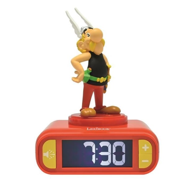LEXIBOOK digitalt natlys vækkeur - Asterix - 3D lys og lyd - Børn