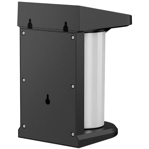 Set med 2 solcellsspotlights - LUMISKY - LUSTY - H18 cm - Vägglampa med rörelsedetektor - vit LED