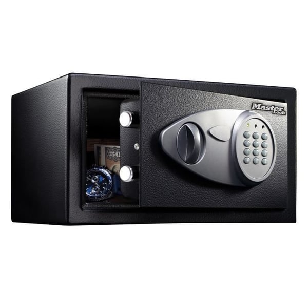 MASTER LOCK X041ML 11L Kassaskåp - Elektroniskt lås - Perfekt för smycken. ID-kort