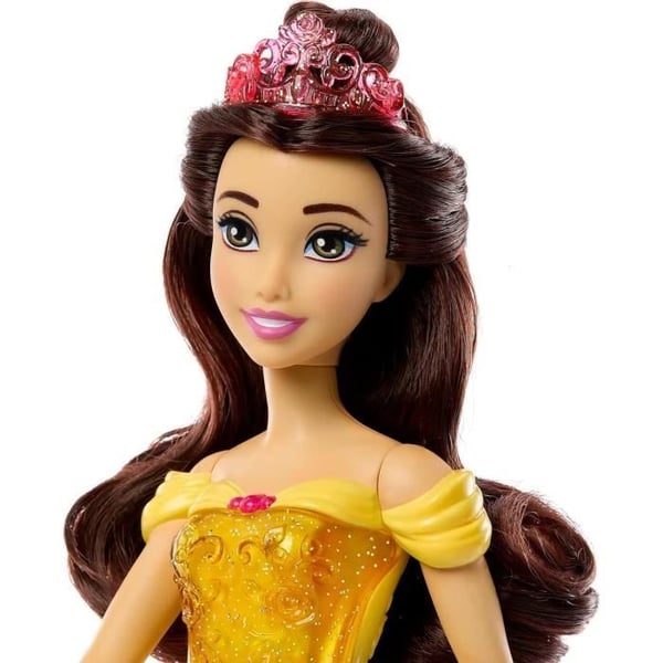 Belle-dukke 29 cm. Mattel Disney Prinsesse-dukke, udklædning og tilbehør HLW11
