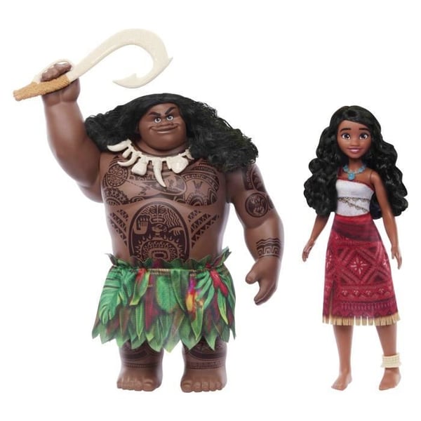 DISNEY PRINSESSE - VAIANA Vaiana og Maui Duo Bokssæt - JDD43