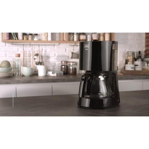 Suodatinkahvinkeitin - MELITTA - Enjoy II 1017-02 - 1000 W - 10/15 kuppia - Musta