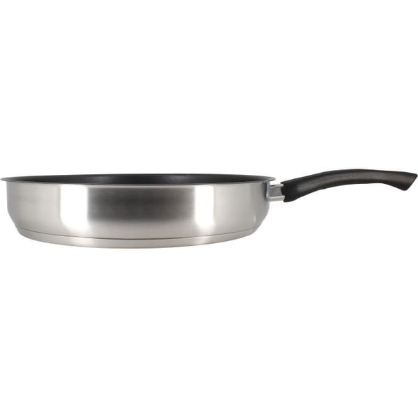 Stegepande - MENASTYL - 6020247 - Rustfrit stål - 28 cm - Velegnet til alle kogeplader inklusive induktion
