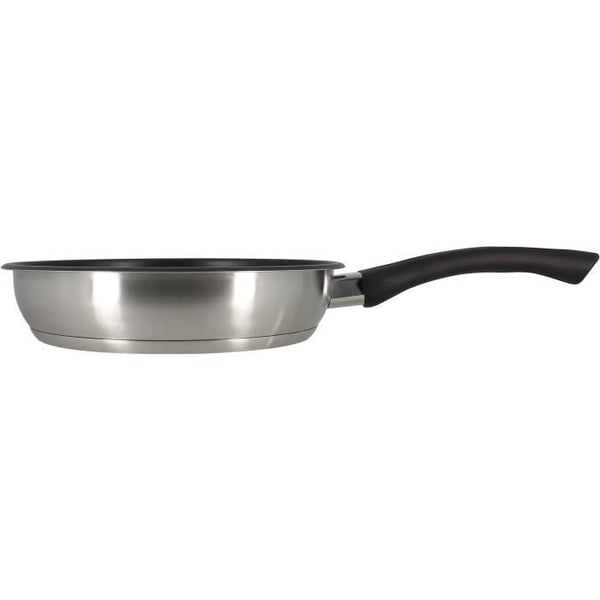 Stegepande - MENASTYL - 6020244 - Rustfrit stål - 20 cm - Velegnet til alle kogeplader inklusive induktion