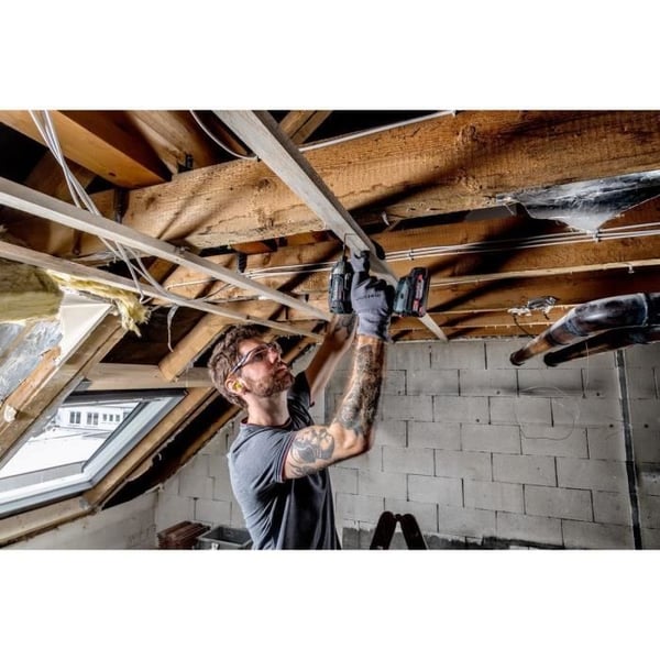 Akkukäyttöinen iskuporakone - METABO - SSD 18 LT 200 BL - 18 V - 200 Nm - Ammattikäyttöön