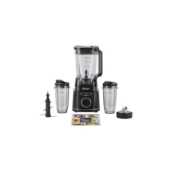 Ninja Detect Power Blender Pro 1200W - 2-in-1 - 2L - 15 tilaa - 10 nopeutta - Musta