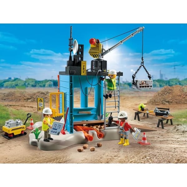 PLAYMOBIL - 71650 - Arbetare och byggarbetsplats
