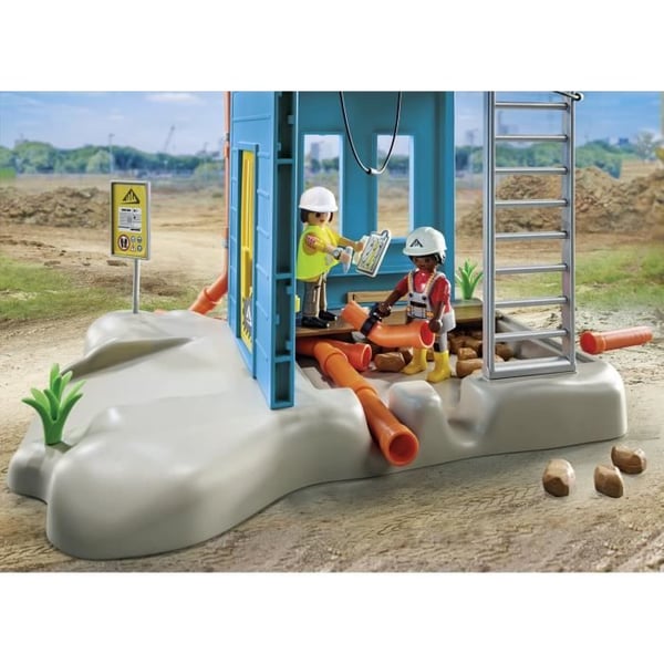 PLAYMOBIL - 71650 - Arbetare och byggarbetsplats