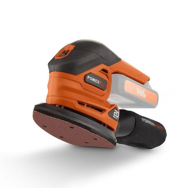 20V batteridrevet multifunktionssliber - DUAL POWER POWDP50200 - Orange